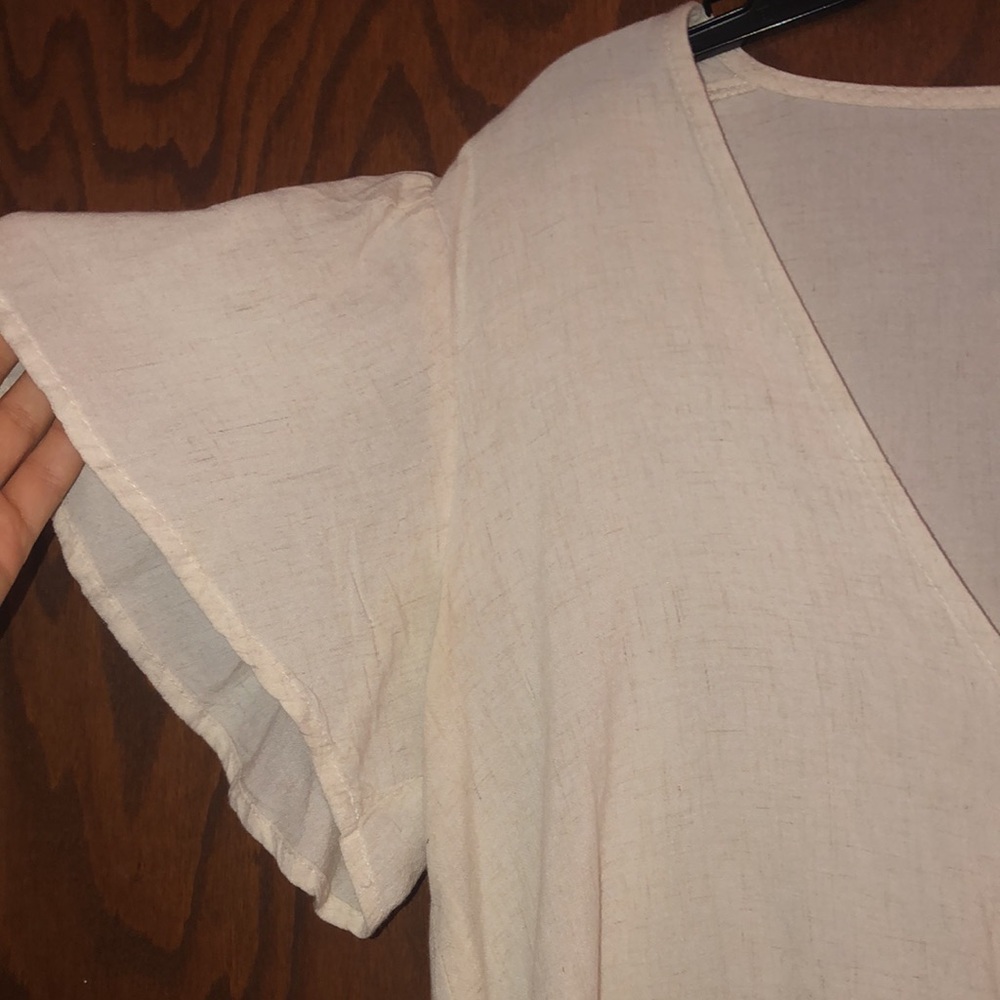 Cropped Linen Top - Picture 2 of 4
